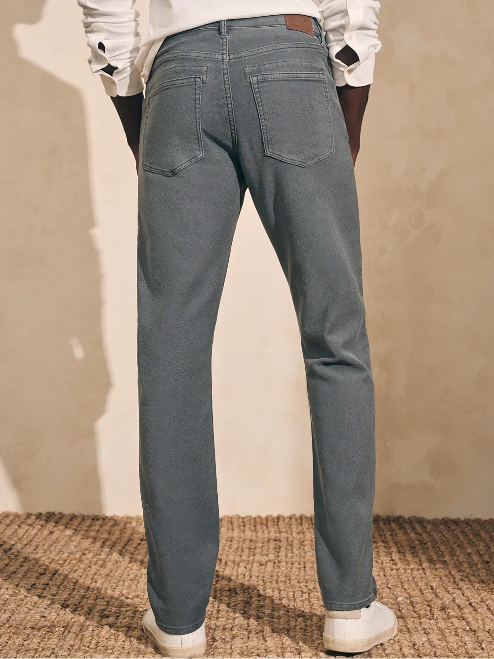 Faherty - Stretch Terry 5-Pocket Pant - Picture 4 of 4